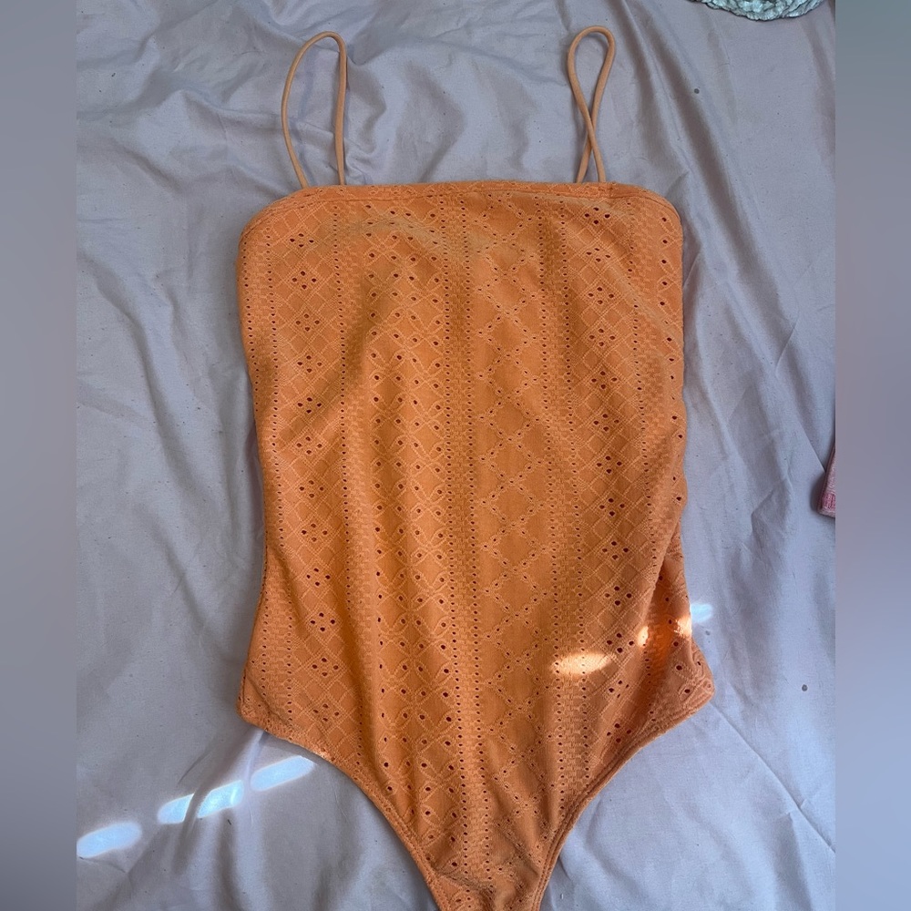 Orange Rue 21 body suit